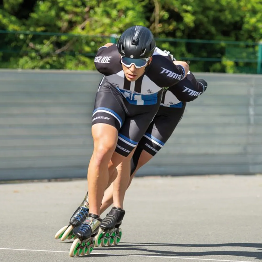 Powerslide Men Team Triathlon Skate Suit Skinsuit Inline Roller Skate Speed Race Fast Skat Speed Skats Ciclismo Skating Jumpsuit
Powerslide Men Team Triathlon Skate Suit Skinsuit Inline Roller Skate Speed Race Fast Skat Speed Skats Ciclismo Skating Jumpsuit