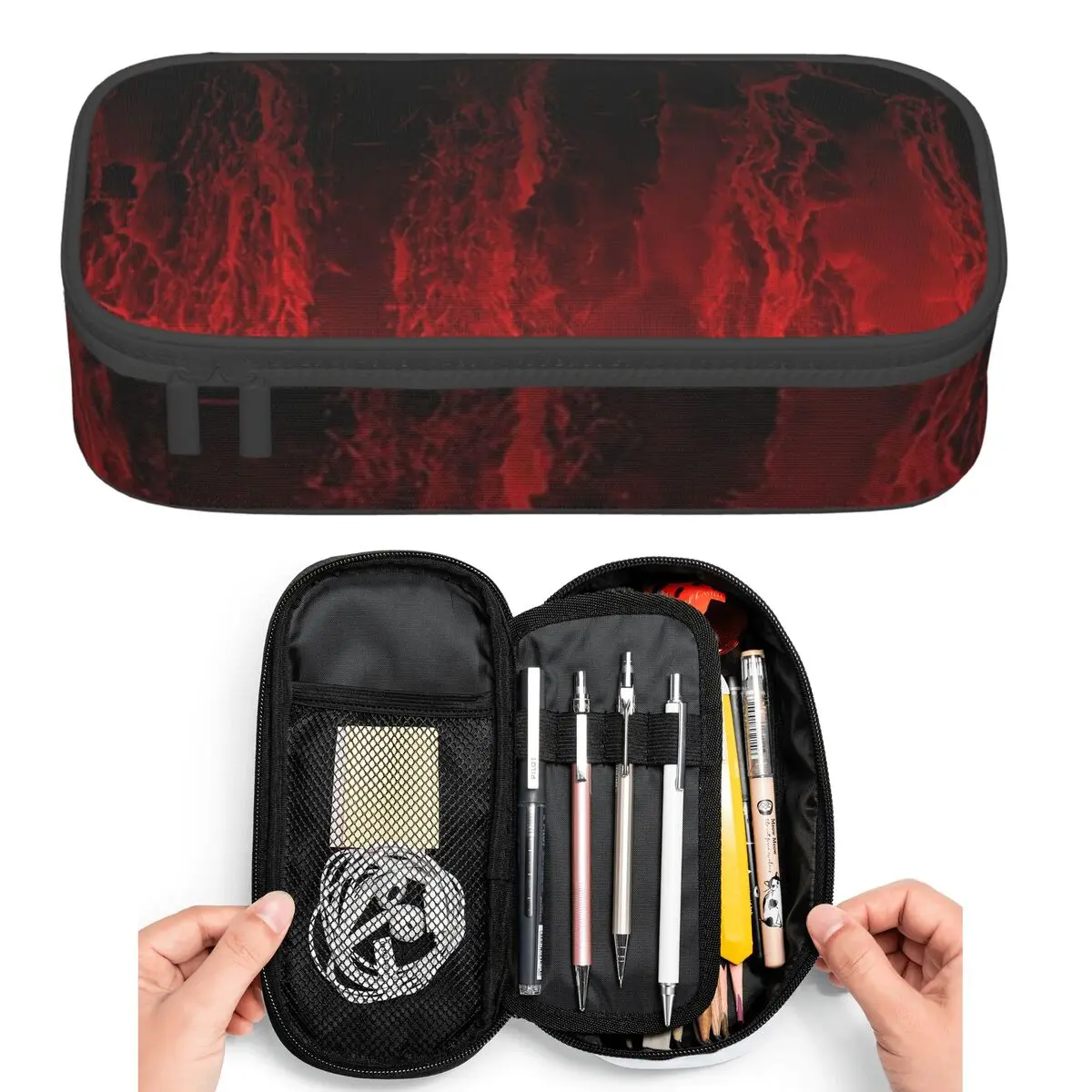 Red Fire Flame Pencil Cases for Students Pen Box Pencil Bag Big Capacity Pencil Pouch Pen Holder
Red Fire Flame Pencil Cases for Students Pen Box Pencil Bag Big Capacity Pencil Pouch Pen Holder