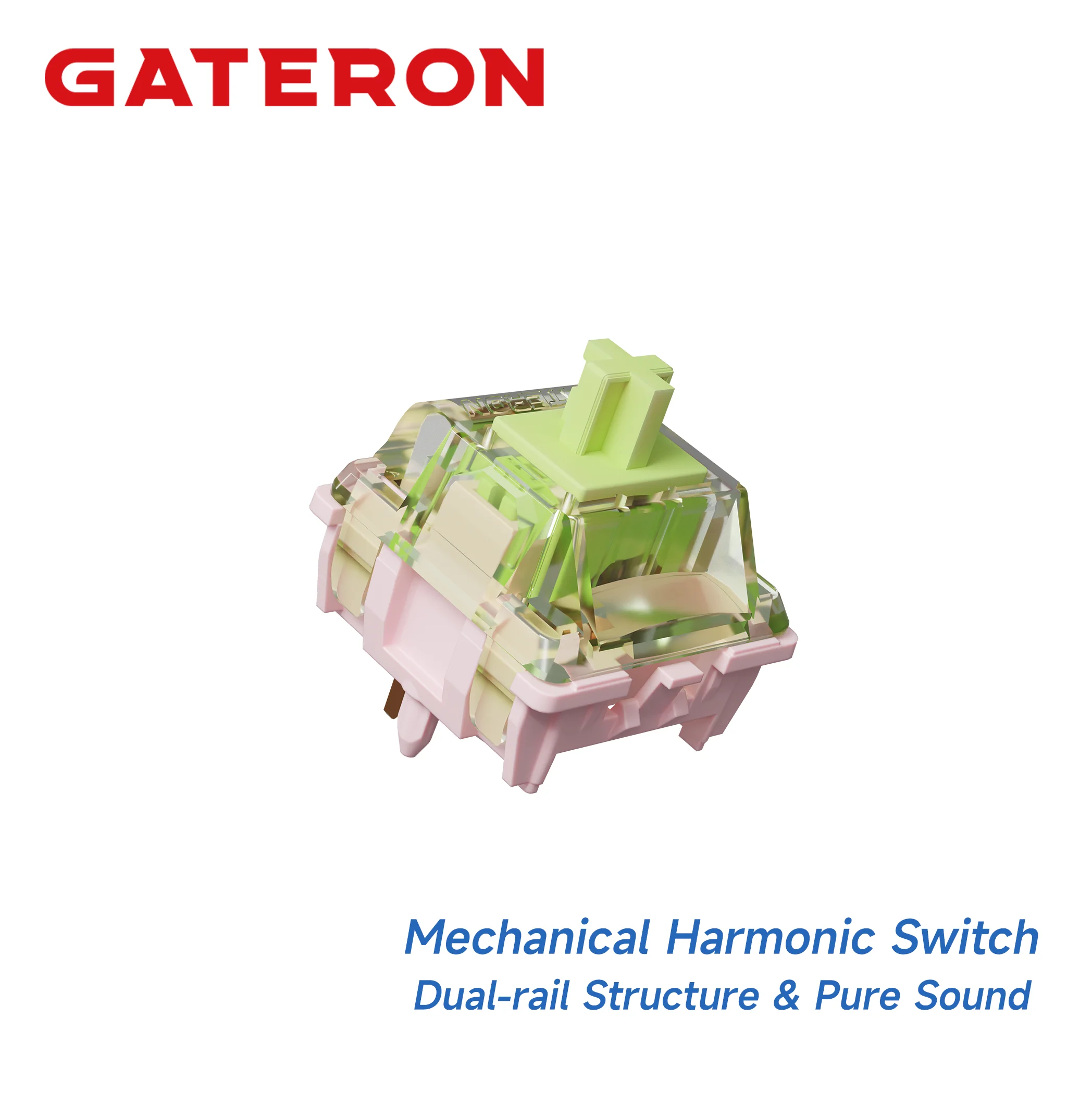 GATERON Harmonic Switch 5-Pin Clicky Dual-rail Structure Pre-lubed 60g SMD DIY Cusotmized Hotswap for Mechanical Gaming Keyboard
GATERON Harmonic Switch 5-Pin Clicky Dual-rail Structure Pre-lubed 60g SMD DIY Cusotmized Hotswap for Mechanical Gaming Keyboard