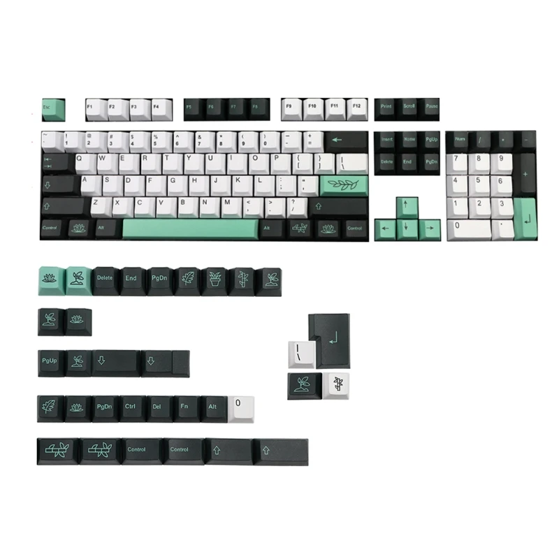 SZYA Botanical Leaves Theme Keycap PBT Standard Dye Sublimation Process Keycap 137Keys Cherry Profile for Mechanical Keyboard
SZYA Botanical Leaves Theme Keycap PBT Standard Dye Sublimation Process Keycap 137Keys Cherry Profile for Mechanical Keyboard