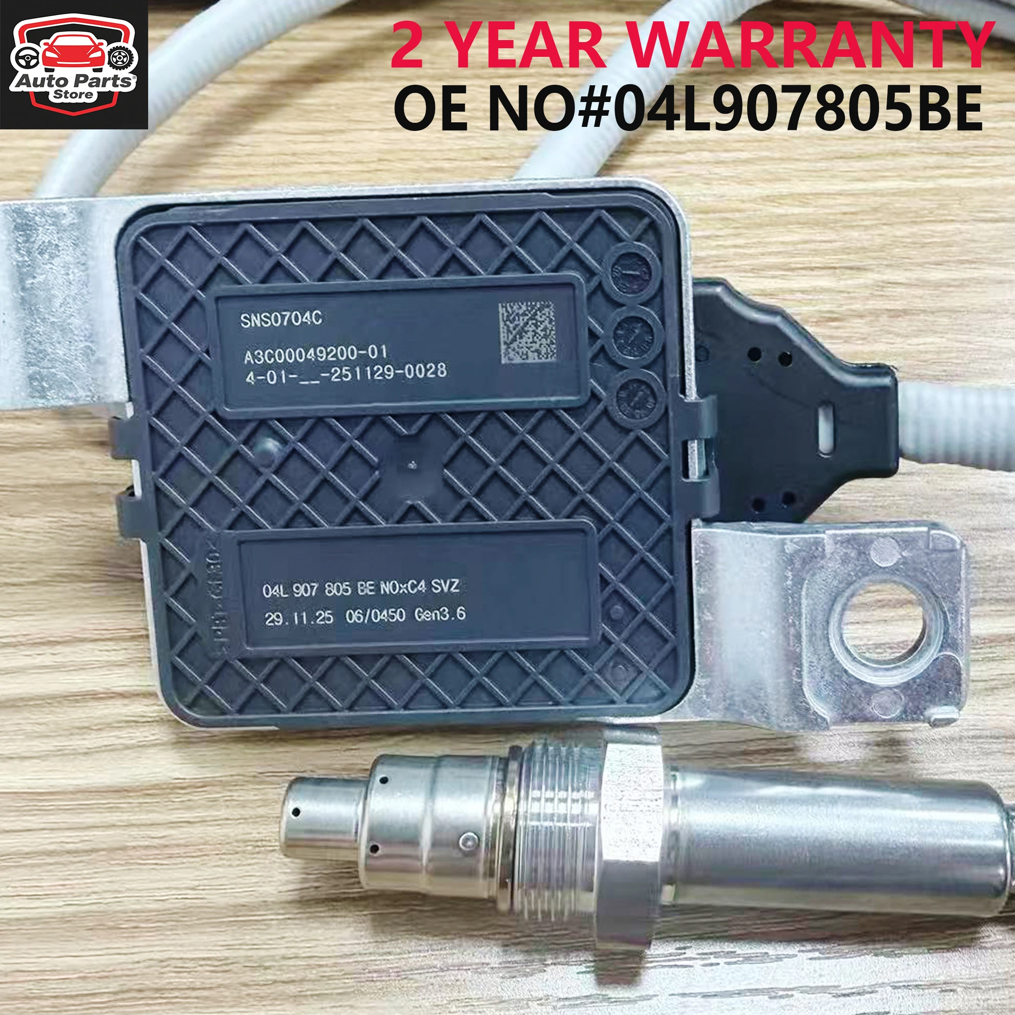 New 04L907805BE Nitrogen Oxide NOx Sensor For 2020 Volkswagen Caddy IV Van 2.0 TDI 75 (DFSF) 04L907805CC
New 04L907805BE Nitrogen Oxide NOx Sensor For 2020 Volkswagen Caddy IV Van 2.0 TDI 75 (DFSF) 04L907805CC