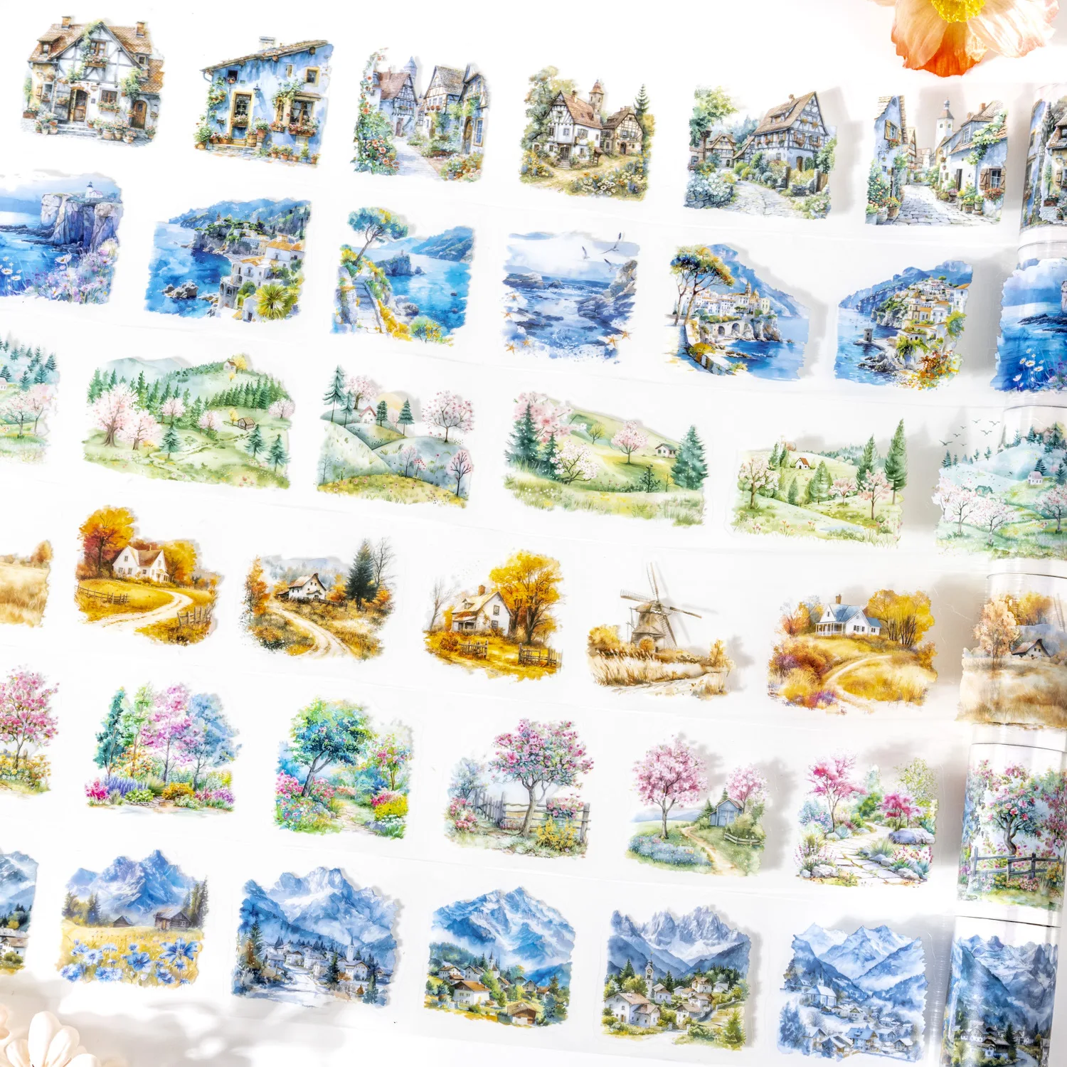 1pcs/1lot Decorative Adhesive Tapes Four Seasons Masking Tapes Scrapbooking DIY Paper Japanese Stickers
1pcs/1lot Decorative Adhesive Tapes Four Seasons Masking Tapes Scrapbooking DIY Paper Japanese Stickers