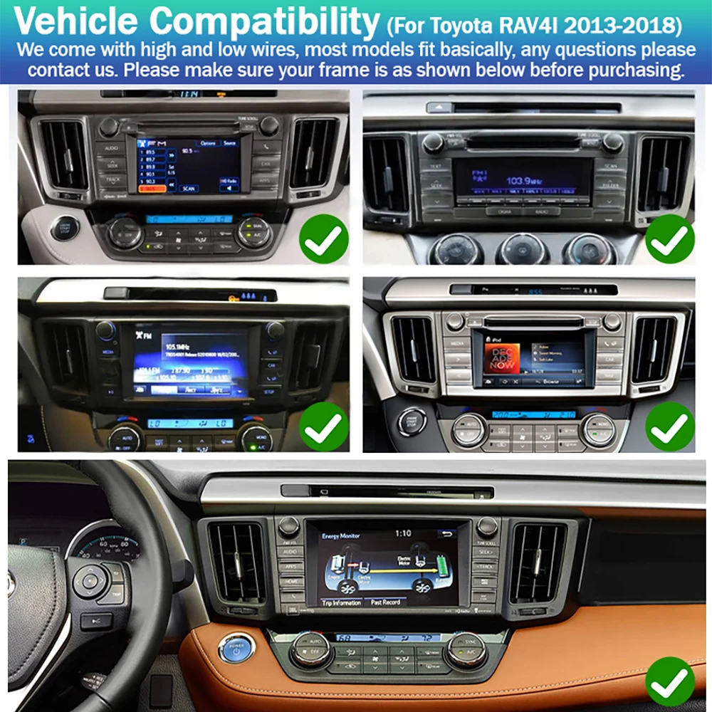10'' 4+64G Car Stereo Radio GPS Navigation with CarPlay Android Auto Android13 FM/RDS WiFi SWC+AHD For Toyota RAV4 2013-2018
10'' 4+64G Car Stereo Radio GPS Navigation with CarPlay Android Auto Android13 FM/RDS WiFi SWC+AHD For Toyota RAV4 2013-2018