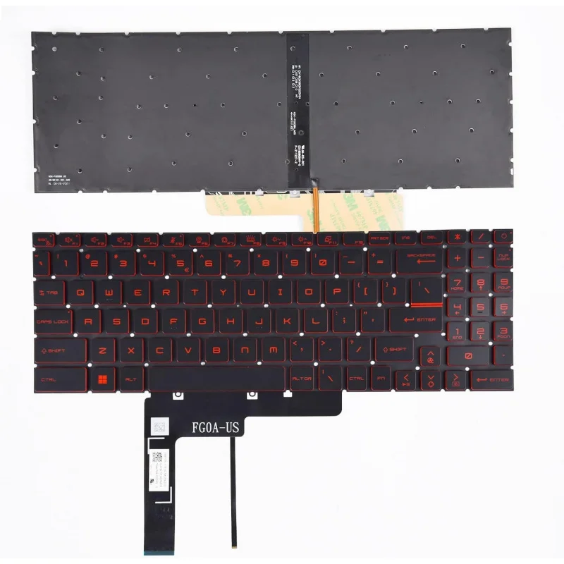 Клавиатура LL+ US для MSI Sword 15 MS-1584 MS-17L2 MS-17L4 MS-17L3 MS-158K с красной подсветкой
Клавиатура LL+ US для MSI Sword 15 MS-1584 MS-17L2 MS-17L4 MS-17L3 MS-158K с красной подсветкой