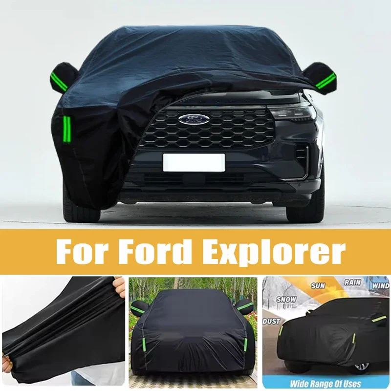 For Ford Explorer Full Car Cover Four Seasons Outdoor Sun Anti UV Rain Snow Dust Protection Oxford Cloth Accessories
For Ford Explorer Full Car Cover Four Seasons Outdoor Sun Anti UV Rain Snow Dust Protection Oxford Cloth Accessories