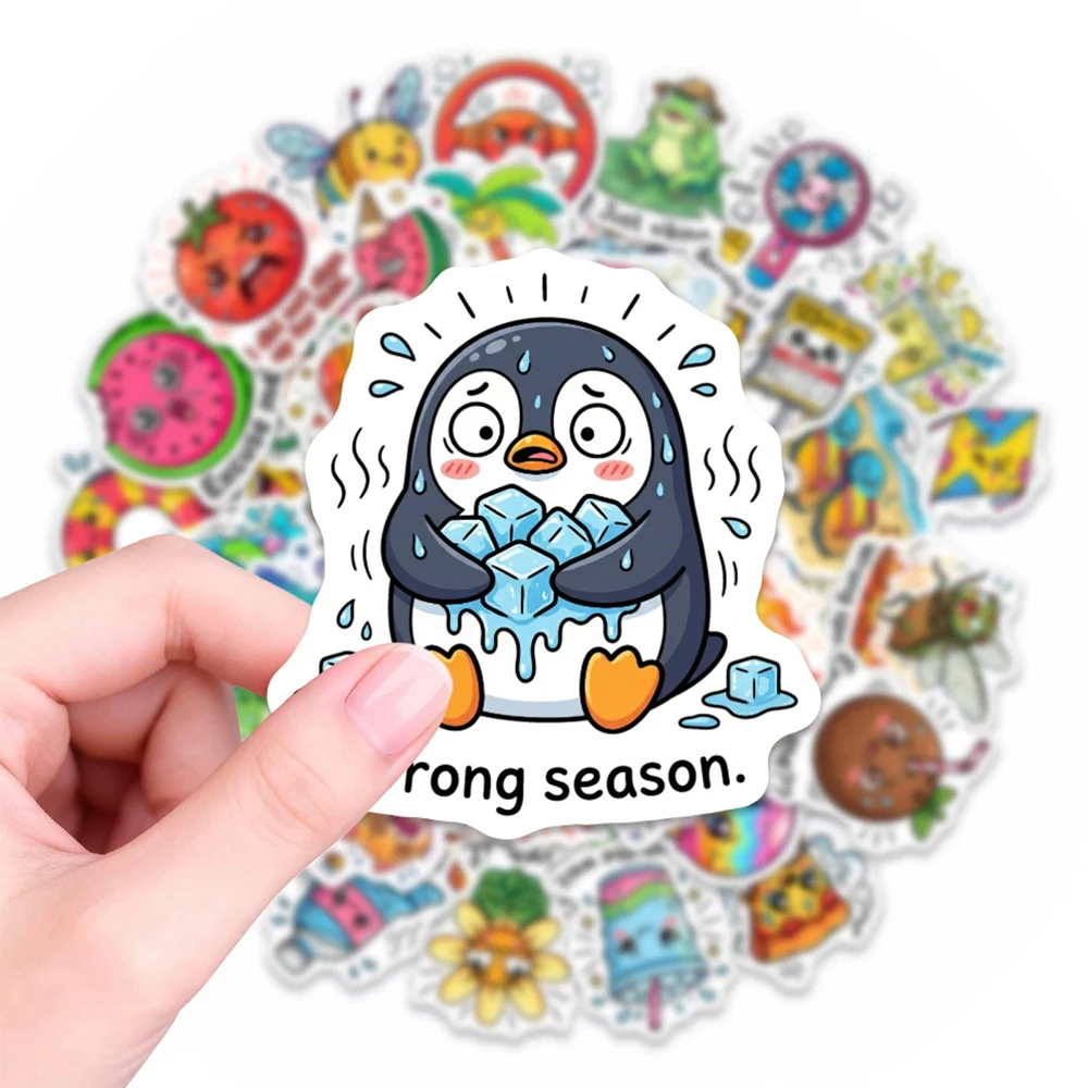 10/30/50pcs Cartoon Summer Animal and Food Creative Stickers Funny MEME Graffiti Decals for Scrapbook Guitar Cute Sticker Decor
10/30/50pcs Cartoon Summer Animal and Food Creative Stickers Funny MEME Graffiti Decals for Scrapbook Guitar Cute Sticker Decor
