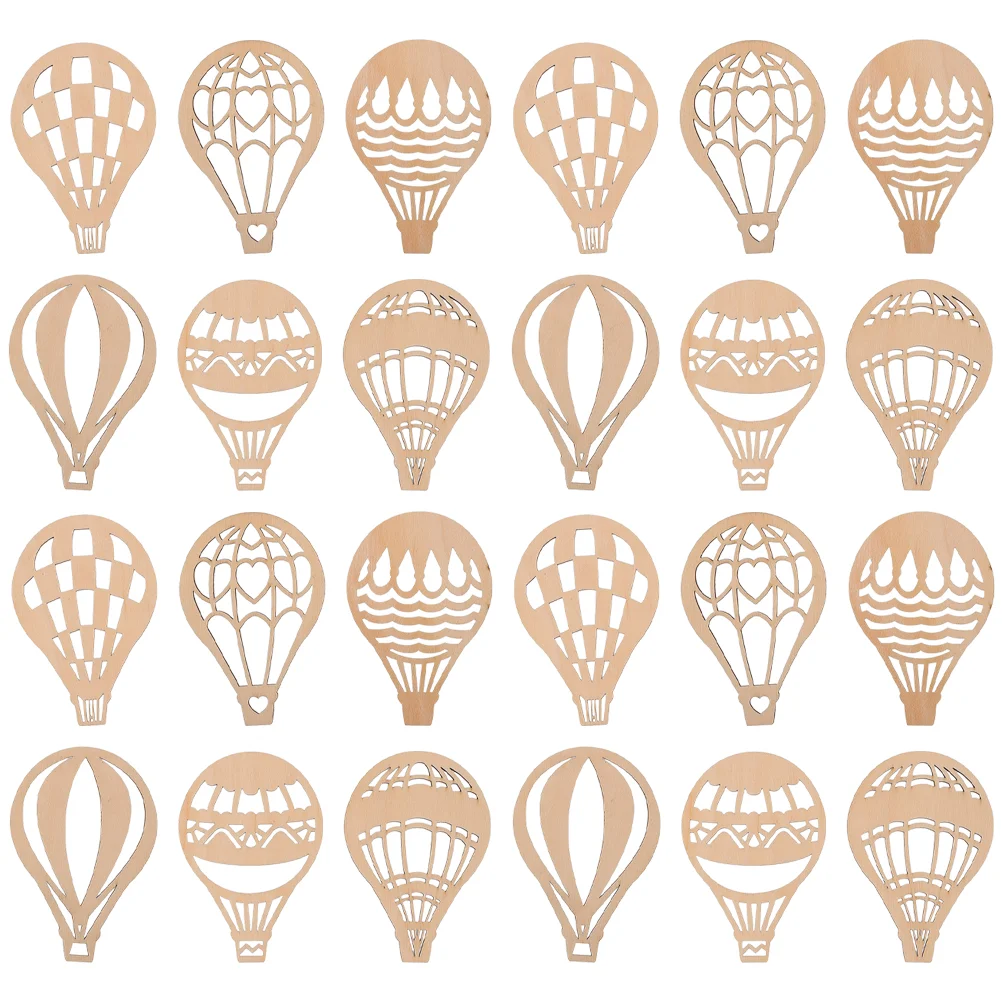 24 Pcs Hot Air Balloon Wood Chips Unfinished Wooden Cutouts DIY Craft Slices Graffiti
24 Pcs Hot Air Balloon Wood Chips Unfinished Wooden Cutouts DIY Craft Slices Graffiti
