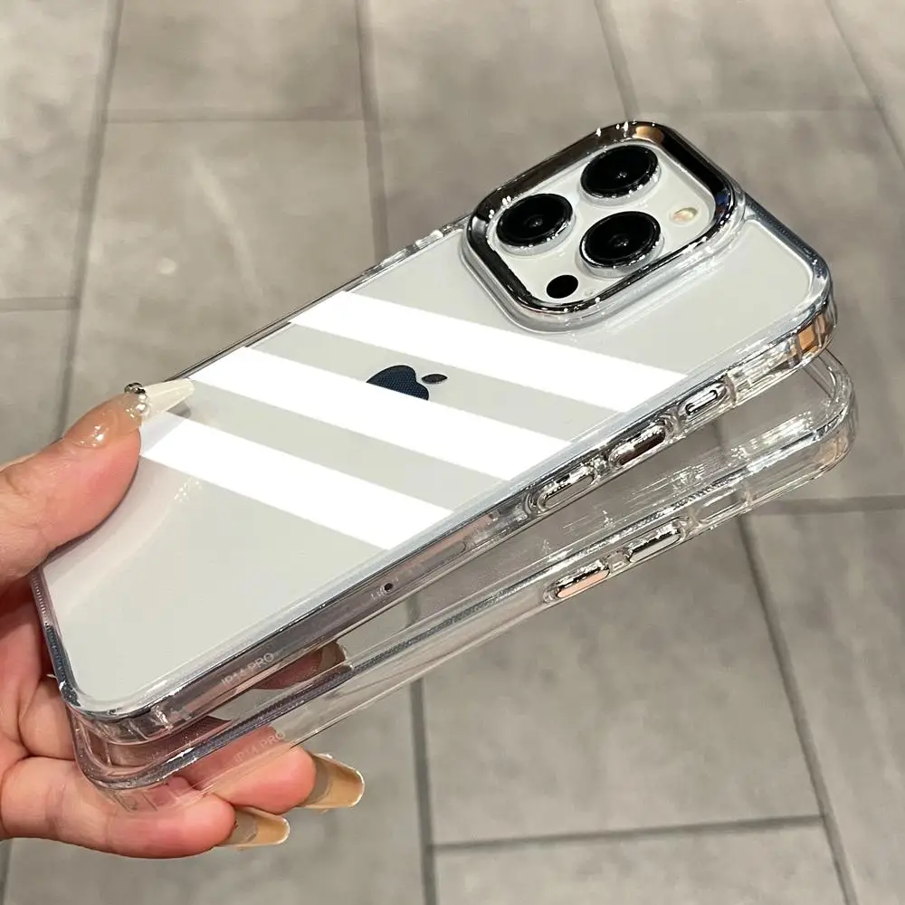White Diagonal Stripe Personality Cool Phone Case For iPhone 17 Air 15 14 Plus 13 11 Pro Max 16e Shockproof HD Clear Back Cover
White Diagonal Stripe Personality Cool Phone Case For iPhone 17 Air 15 14 Plus 13 11 Pro Max 16e Shockproof HD Clear Back Cover