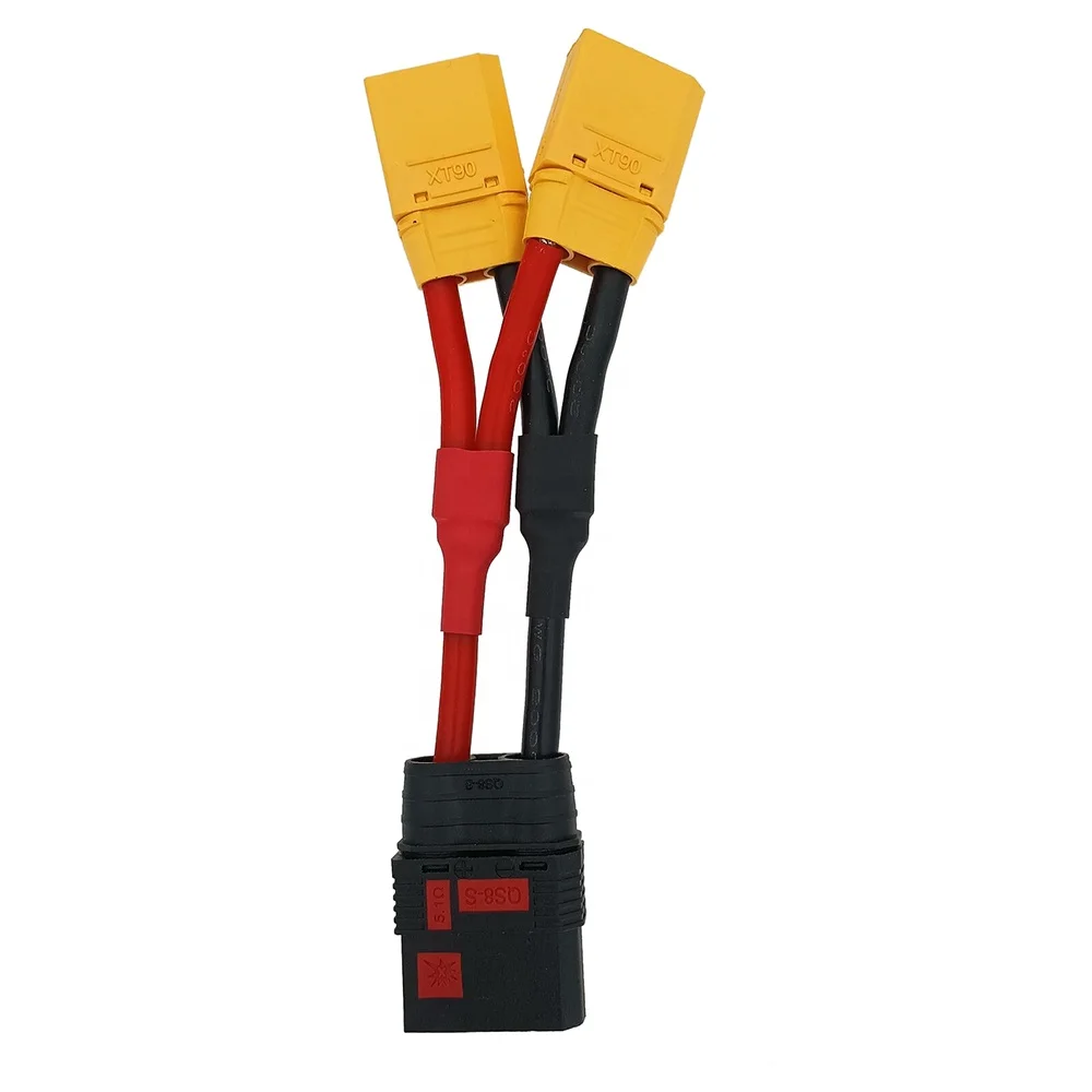 5 шт. QS8 XT90, вилка 10AWG, 100 мм, параллельный Y-жгут проводов, противоискровой разъем, 1 гнездо на 2 штекера для RC Lipo Battery Amass Product
5 шт. QS8 XT90, вилка 10AWG, 100 мм, параллельный Y-жгут проводов, противоискровой разъем, 1 гнездо на 2 штекера для RC Lipo Battery Amass Product