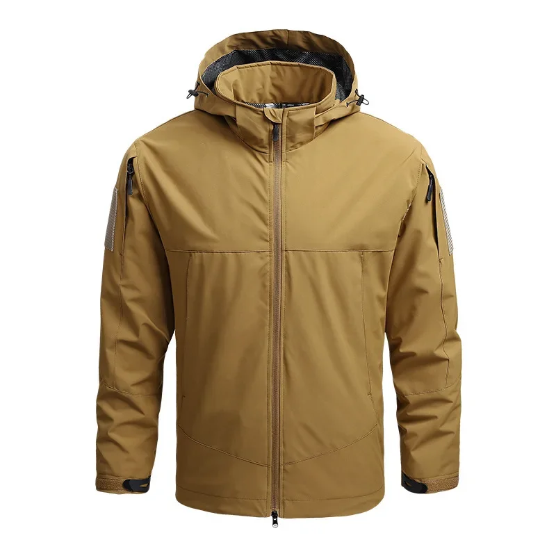 Мужская куртка 2024, весенне-осенняя уличная ветрозащитная и брызгивающая воду одежда для альпинизма, повседневная мужская одежда с капюшоном
Мужская куртка 2024, весенне-осенняя уличная ветрозащитная и брызгивающая воду одежда для альпинизма, повседневная мужская одежда с капюшоном