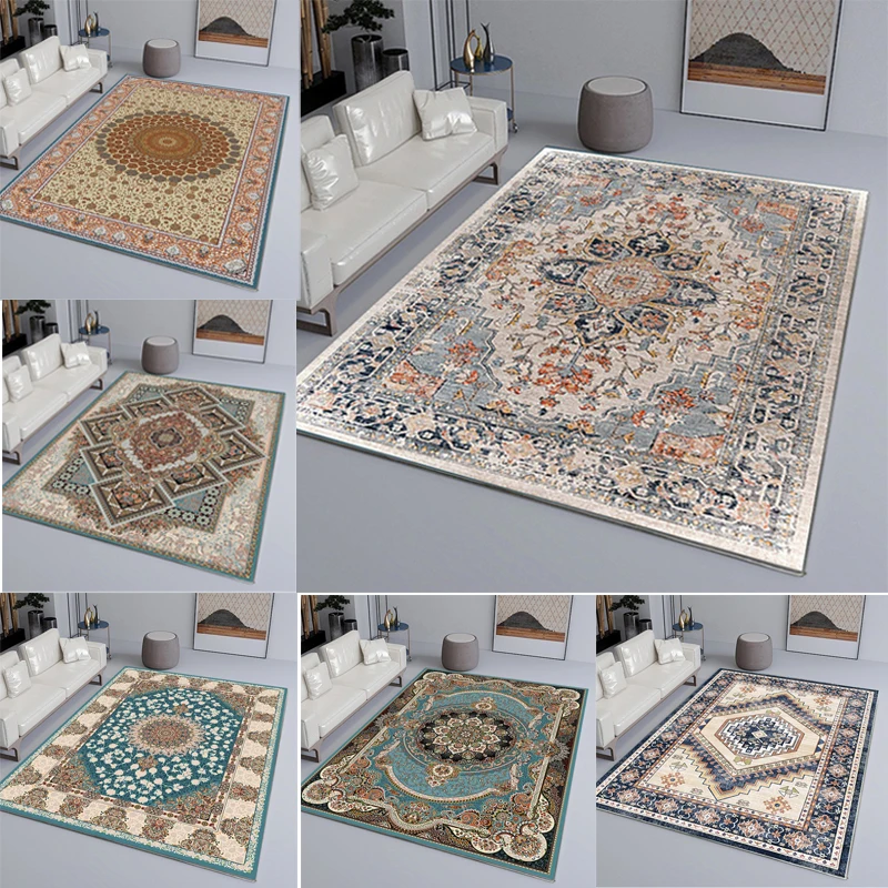 VIKAMA Bohemian Crystal Fleece Carpet for Bedroom Living Room Entrance Sofa Tea Table Mat Home Decorative Rug
VIKAMA Bohemian Crystal Fleece Carpet for Bedroom Living Room Entrance Sofa Tea Table Mat Home Decorative Rug