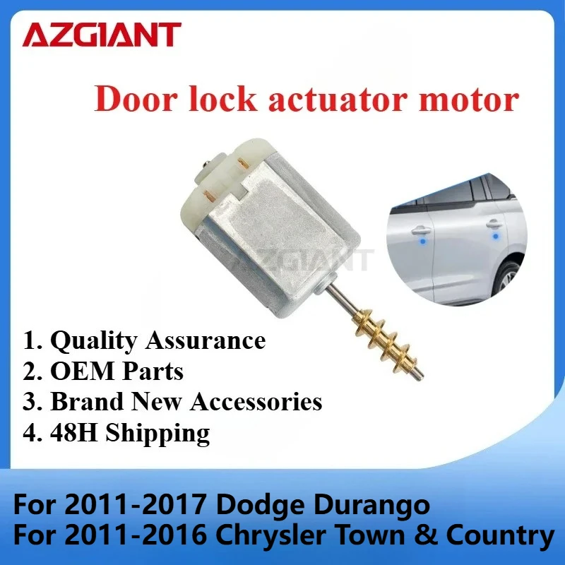 AZGIANT FC-280SC-20150 High quality car door lock motor for 2011-2016 Dodge Durango/Chrysler Town & Country new parts OEM
AZGIANT FC-280SC-20150 High quality car door lock motor for 2011-2016 Dodge Durango/Chrysler Town & Country new parts OEM