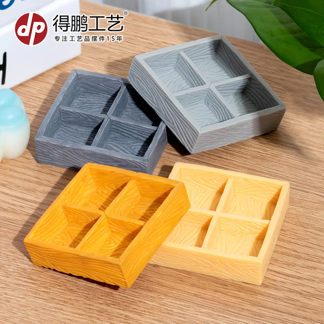 4pcs Miniature Resin Dollhouse Accessories Realistic 4-Grid Box Candy Nut Storage Creative Micro Landscape Decoration Mini
4pcs Miniature Resin Dollhouse Accessories Realistic 4-Grid Box Candy Nut Storage Creative Micro Landscape Decoration Mini