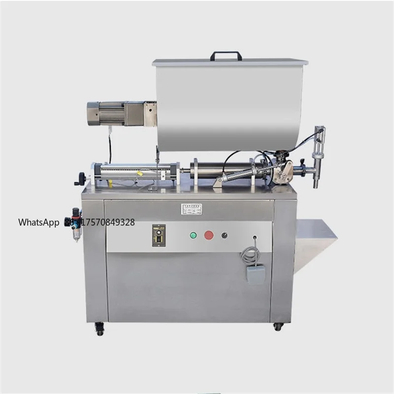 Economical 80L Hopper Paste Filling Machine Dual-Use 1000-5000ml Liquid Cream Pneumatic Specialized Filler Machine Specialized
Economical 80L Hopper Paste Filling Machine Dual-Use 1000-5000ml Liquid Cream Pneumatic Specialized Filler Machine Specialized
