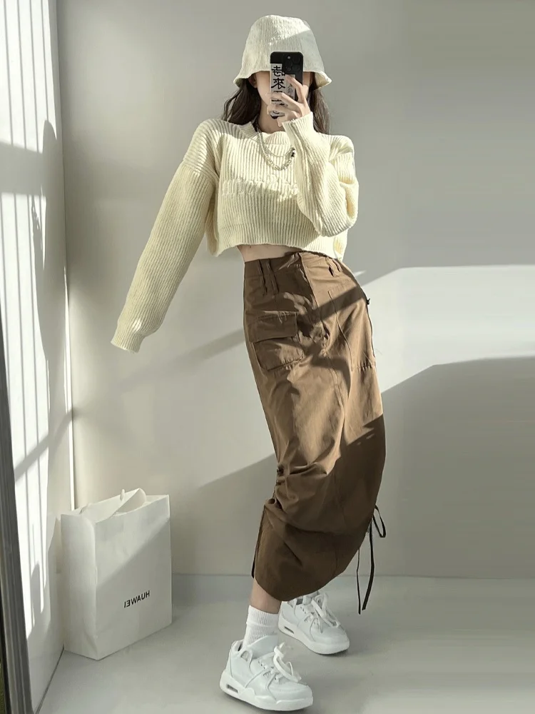 High Waist Casual American Retro Work Skirt Split Design Women's Midi Dr Sexy Girl Skirt A-Line Long Skirt Pure Color
High Waist Casual American Retro Work Skirt Split Design Women's Midi Dr Sexy Girl Skirt A-Line Long Skirt Pure Color