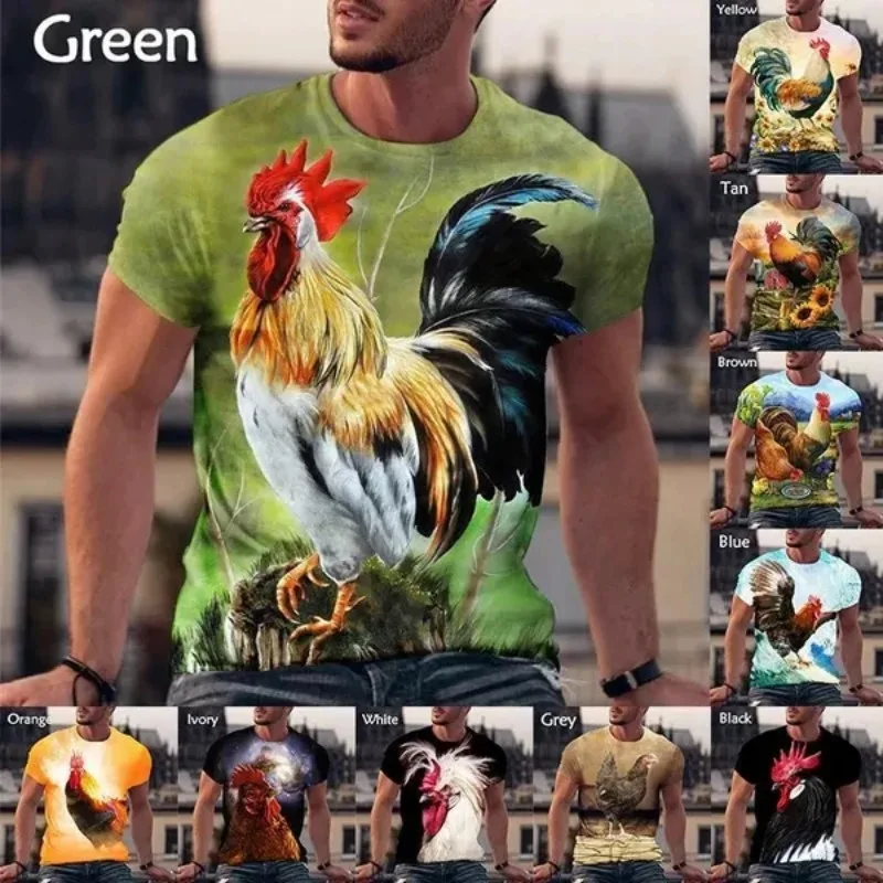 Funny Chicken Lovers Graphic T-Shirts 3D Rooster Print Man Women Short Sleeve T Shirt Top Fashion Street Oversized Mens Clothing
Funny Chicken Lovers Graphic T-Shirts 3D Rooster Print Man Women Short Sleeve T Shirt Top Fashion Street Oversized Mens Clothing