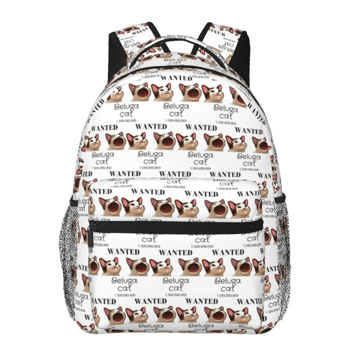 Cat Beluga, Wanted Dead Or Alive Backpack Student BookBag Children School Bag Laptop Shoulder Bags for Boys Girls
Cat Beluga, Wanted Dead Or Alive Backpack Student BookBag Children School Bag Laptop Shoulder Bags for Boys Girls