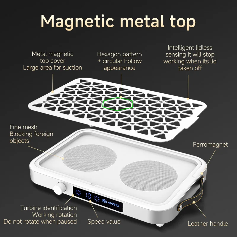 Vacuum Cleaner Professional Nail Dust Collector Nail Brushless Manicure Vacuum Cleaner Double Fans
Vacuum Cleaner Professional Nail Dust Collector Nail Brushless Manicure Vacuum Cleaner Double Fans