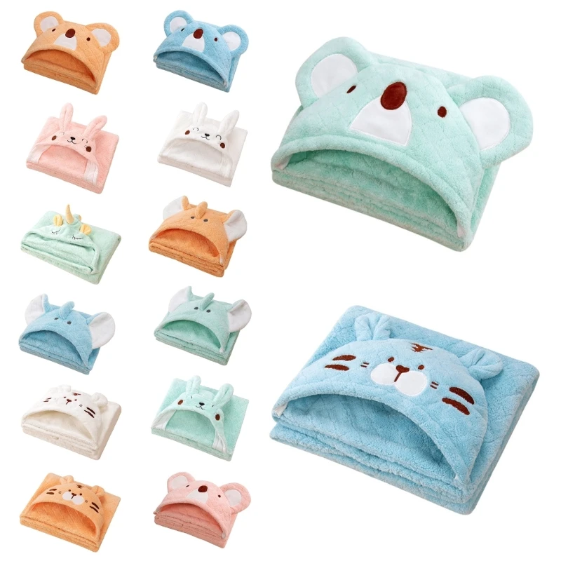F62D Cartoon Bath Towel Bathrobe Soft Hooded Sleepwear Children Infant Poncho- Coral Blanket for Baby Toddler Newborn
F62D Cartoon Bath Towel Bathrobe Soft Hooded Sleepwear Children Infant Poncho- Coral Blanket for Baby Toddler Newborn