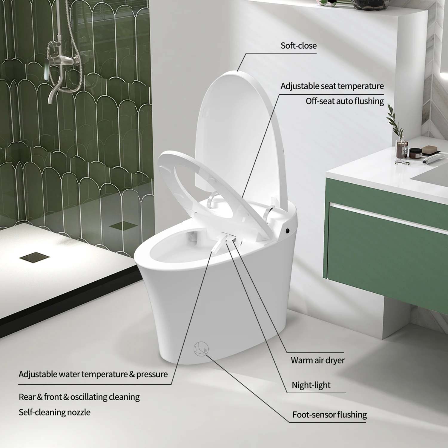 design ceramic electronic smart bidet toilet New trend modern chinese chaozhou cheap CE certificate
design ceramic electronic smart bidet toilet New trend modern chinese chaozhou cheap CE certificate