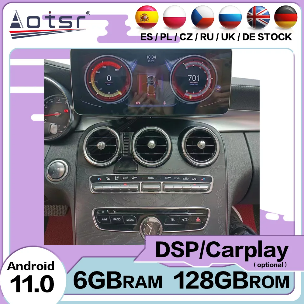 Авторадио Android 11, для Mercedes Benz C-Class W205 GLC-Class X253 V-Class W446 2016 2017 2018, автомобильный GPS-мультимедиа
Авторадио Android 11, для Mercedes Benz C-Class W205 GLC-Class X253 V-Class W446 2016 2017 2018, автомобильный GPS-мультимедиа