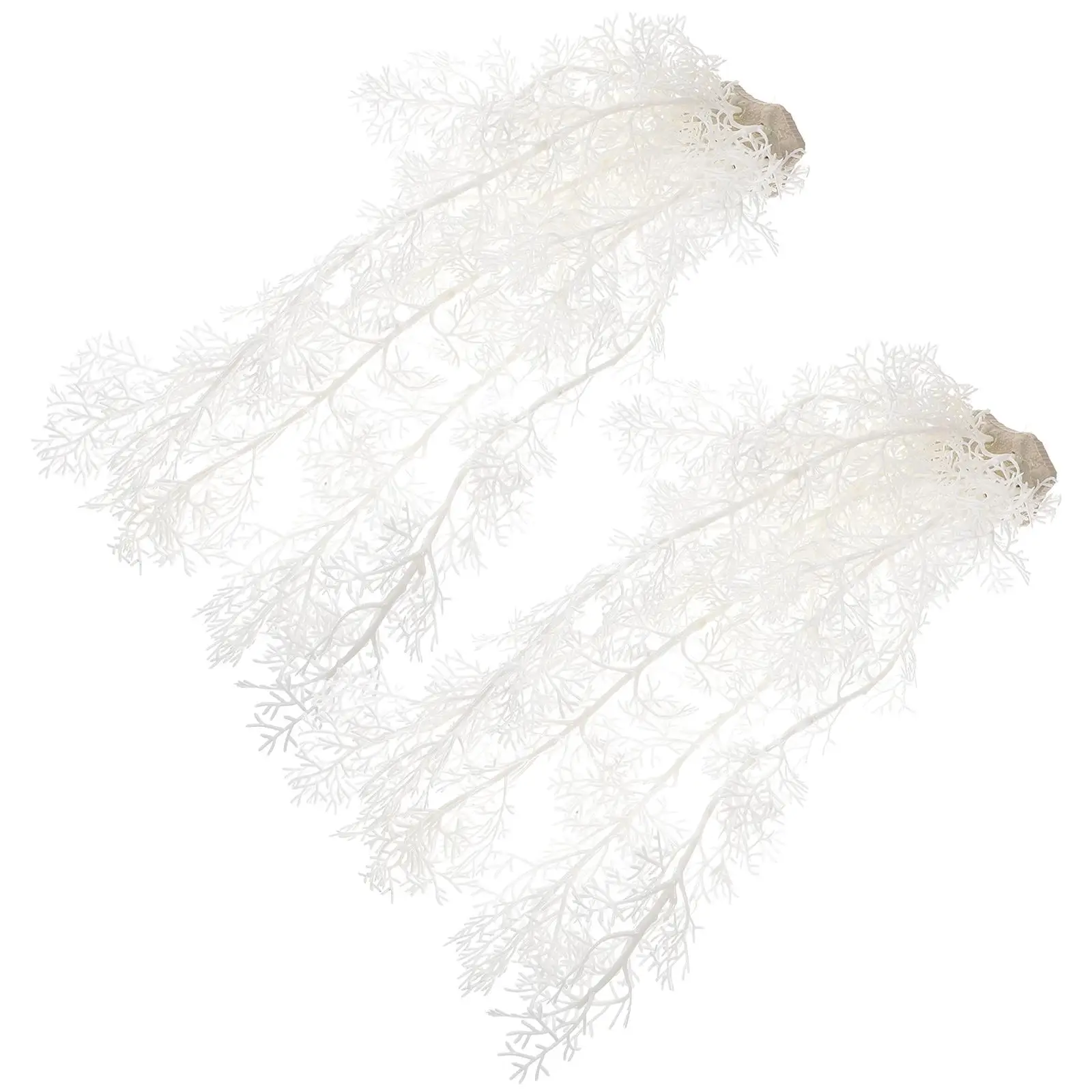 2 Pcs Aquatic Decoration White Artificial Plastic Tall Aquarium Plants for Fish Tank Betta reptile terrarium landscape plastic
2 Pcs Aquatic Decoration White Artificial Plastic Tall Aquarium Plants for Fish Tank Betta reptile terrarium landscape plastic