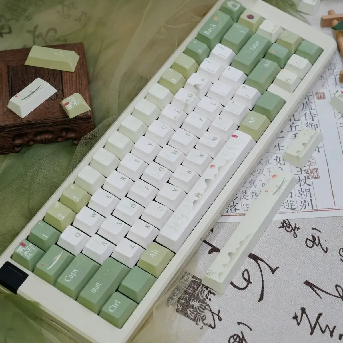 Mechanical keyboard keycaps hot sublimation original height pbt material simple wind personalized keys
Mechanical keyboard keycaps hot sublimation original height pbt material simple wind personalized keys