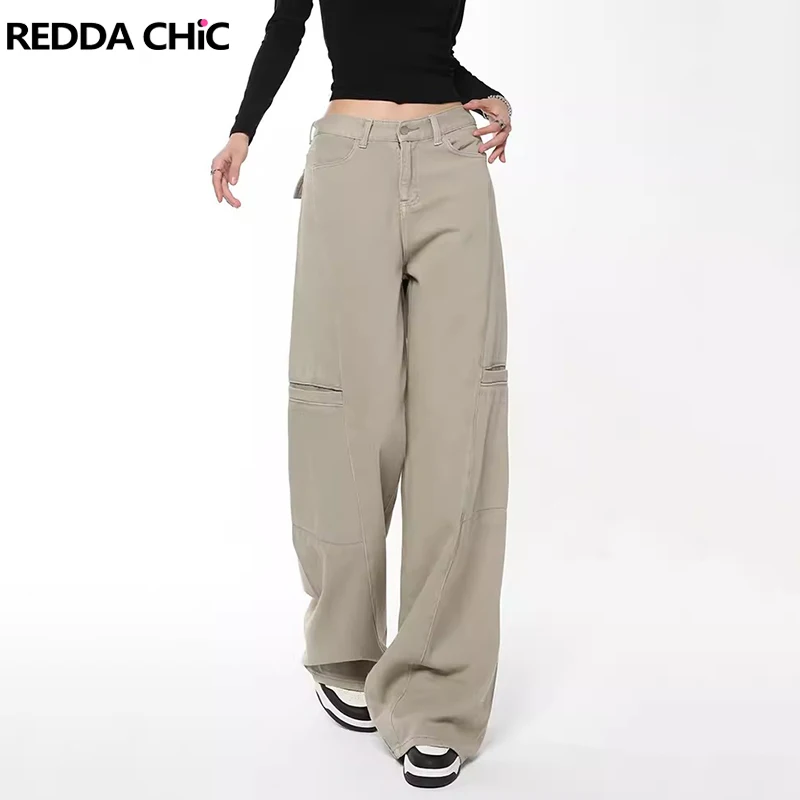 Женские мешковатые джинсы ReddaChic в стиле бойфренда, повседневные брюки с широкими штанинами и большими карманами, брюки с высокой талией, винтажная уличная одежда Y2k
Женские мешковатые джинсы ReddaChic в стиле бойфренда, повседневные брюки с широкими штанинами и большими карманами, брюки с высокой талией, винтажная уличная одежда Y2k