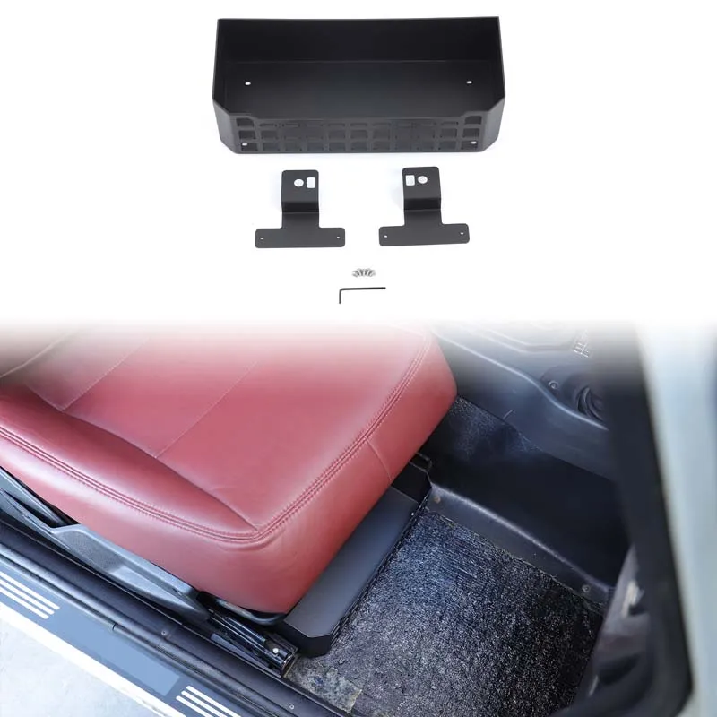 1Pcs Aluminum alloy black For LADA NIVA 2009-2019 car under seat storage basket car interior modification accessories
1Pcs Aluminum alloy black For LADA NIVA 2009-2019 car under seat storage basket car interior modification accessories