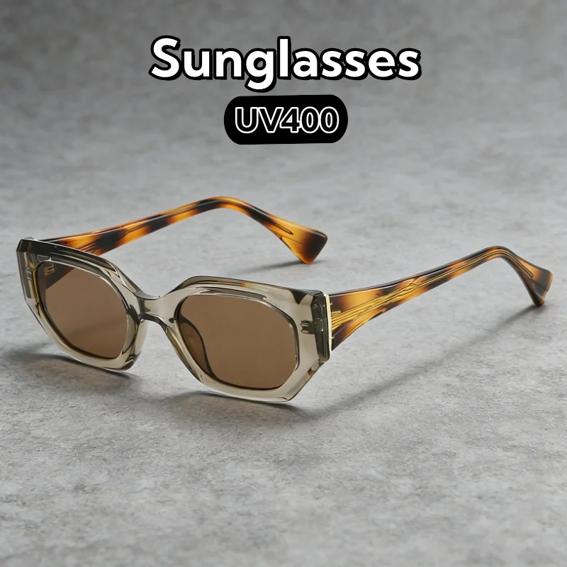Fashionable and Individualistic Irregularity Sunglasses Men Rhombus Small-frame UV Resistant Stage Performances Glasses Lady
Fashionable and Individualistic Irregularity Sunglasses Men Rhombus Small-frame UV Resistant Stage Performances Glasses Lady