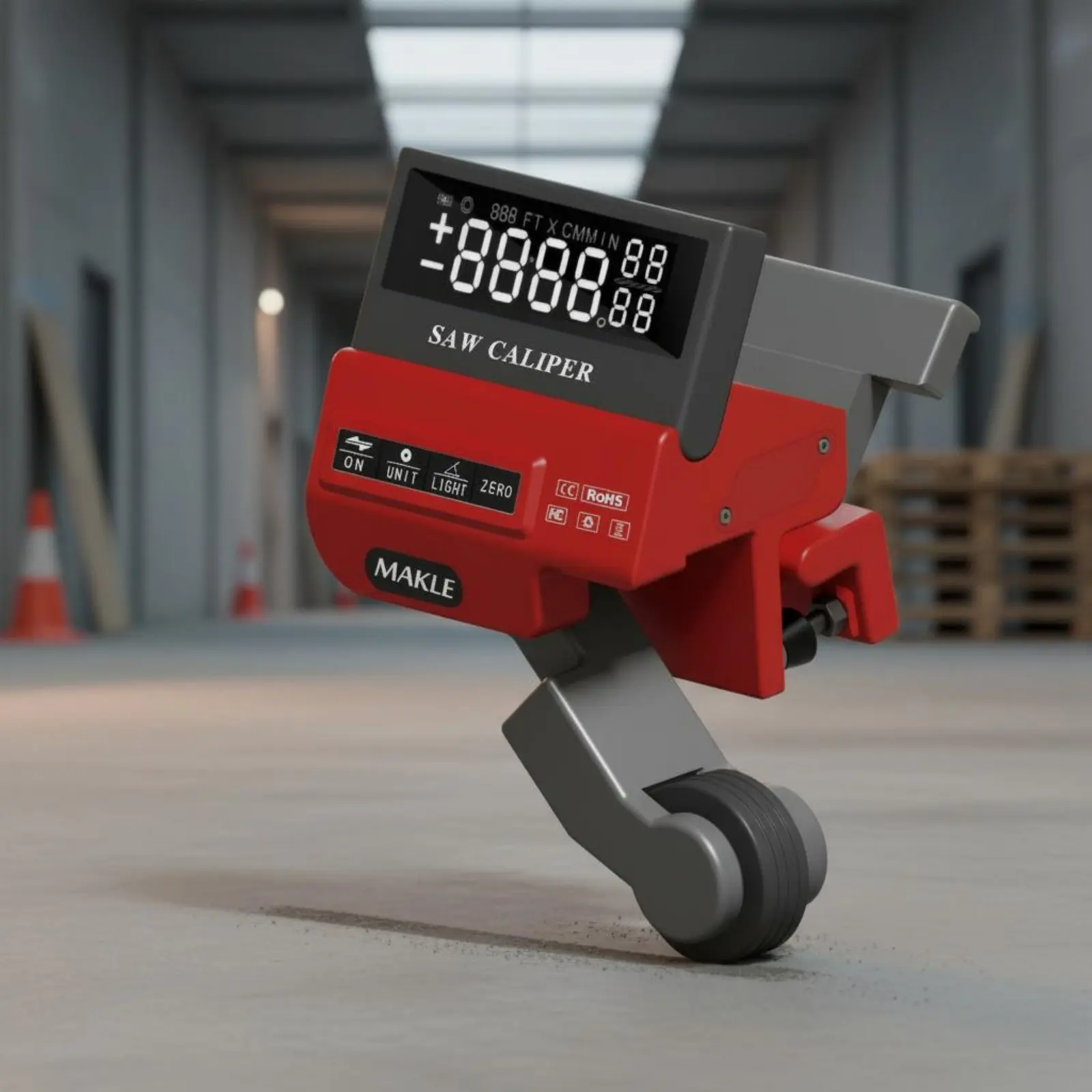Rolling Distance Measuring Tool High Precise Table Saw Fence Gauge Digital Saw Caliper Easy to Operate for Carpenters
Rolling Distance Measuring Tool High Precise Table Saw Fence Gauge Digital Saw Caliper Easy to Operate for Carpenters