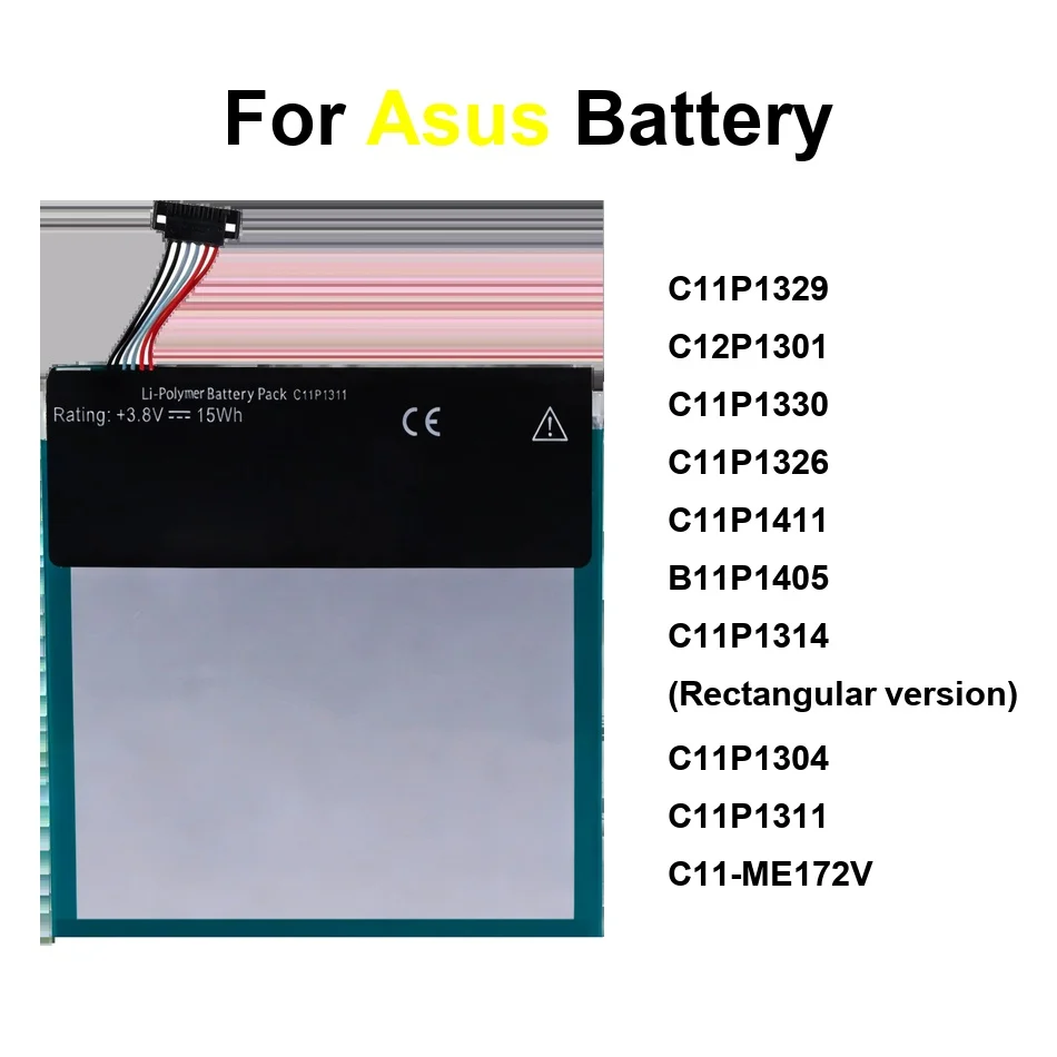Battery For Asus Memo Pad Fhd HD me302c TF303 8 10 10.1 7 me172v me173x me175kg me70cx me7610c C11P1304 C12P1301 C11P1311
Battery For Asus Memo Pad Fhd HD me302c TF303 8 10 10.1 7 me172v me173x me175kg me70cx me7610c C11P1304 C12P1301 C11P1311