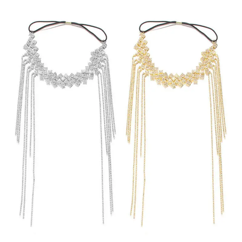 Girls Forehead Headpiece with Long Tassel Bridal Hair Chain Jewelry for Wedding Bridesmaid Stage Accessory Women's Head Jewelry
Girls Forehead Headpiece with Long Tassel Bridal Hair Chain Jewelry for Wedding Bridesmaid Stage Accessory Women's Head Jewelry