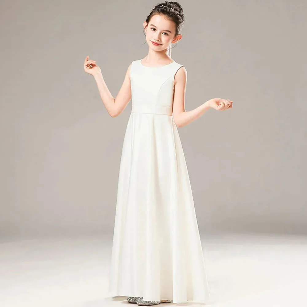 White Girls Dress Round Neck Long Princess Dress Teen Dress Pageant Junior Bridesmaid Dress/Customizable
White Girls Dress Round Neck Long Princess Dress Teen Dress Pageant Junior Bridesmaid Dress/Customizable