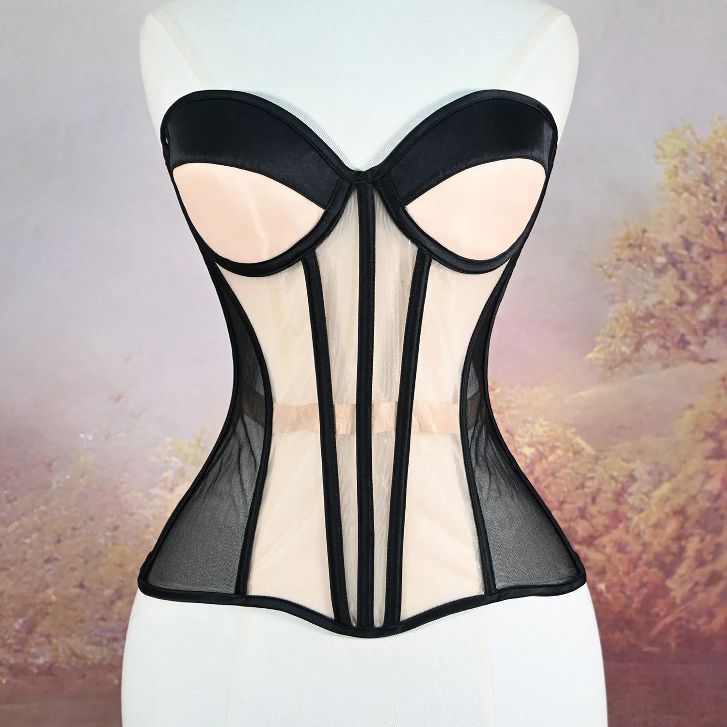 Women's Mesh Satin Sponge Color Block Corset Breathable Seamless Body Shaper Tummy Control Underwear
Women's Mesh Satin Sponge Color Block Corset Breathable Seamless Body Shaper Tummy Control Underwear