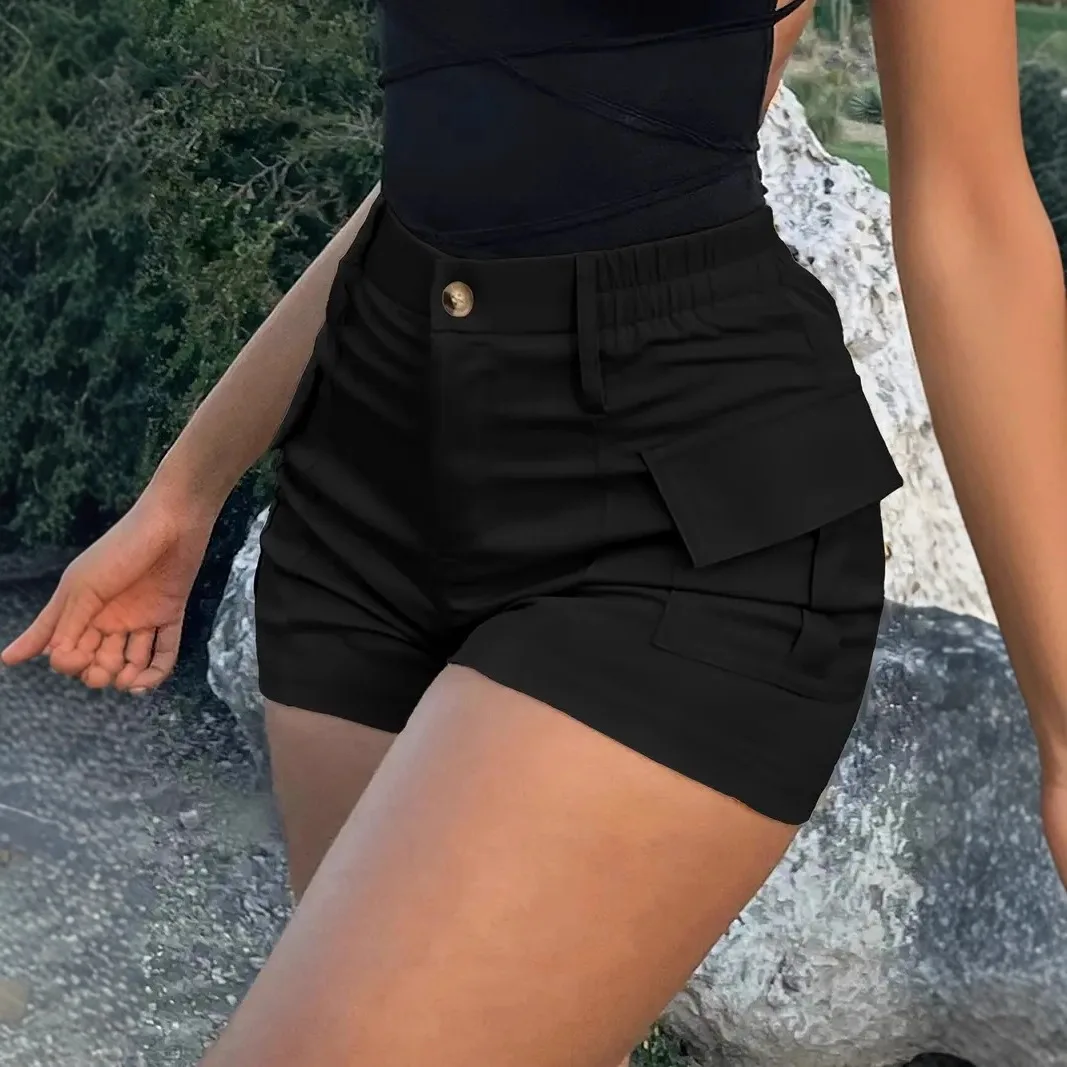 Pants Shorts Women Spring Summer High Waist Button Cargo Pocket Street Jumpsuit Playsuit
Pants Shorts Women Spring Summer High Waist Button Cargo Pocket Street Jumpsuit Playsuit