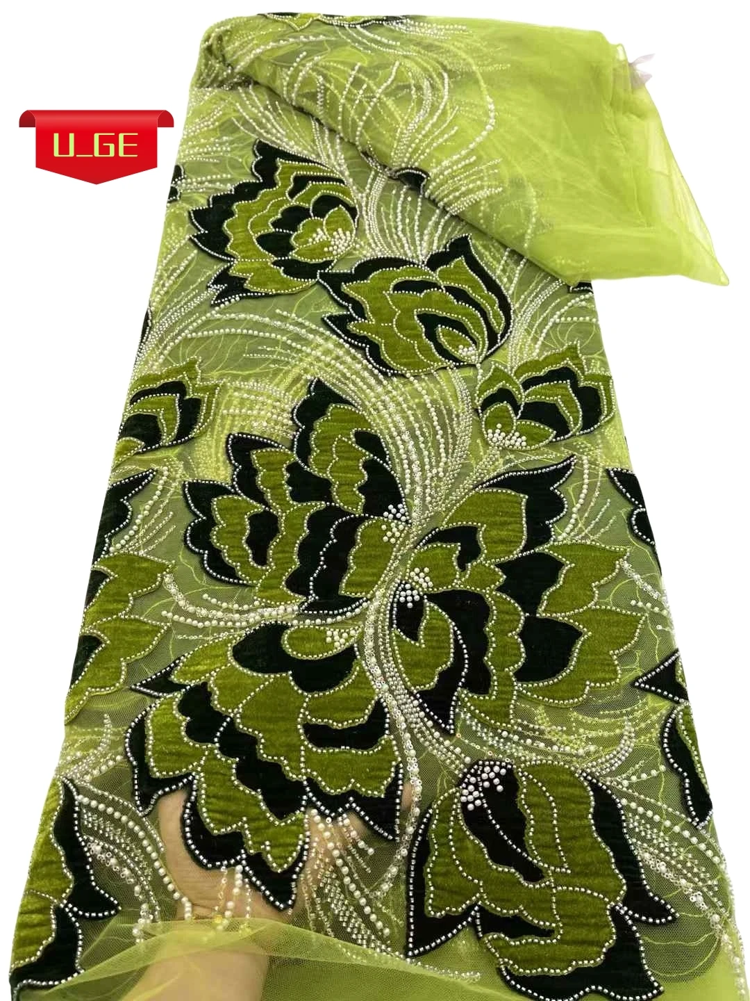 2025 Latest Delicate Best Quality Soft Embroidered Velvet lace With Stones fabric For Wedding Evening Dresses U_Ge5898
2025 Latest Delicate Best Quality Soft Embroidered Velvet lace With Stones fabric For Wedding Evening Dresses U_Ge5898