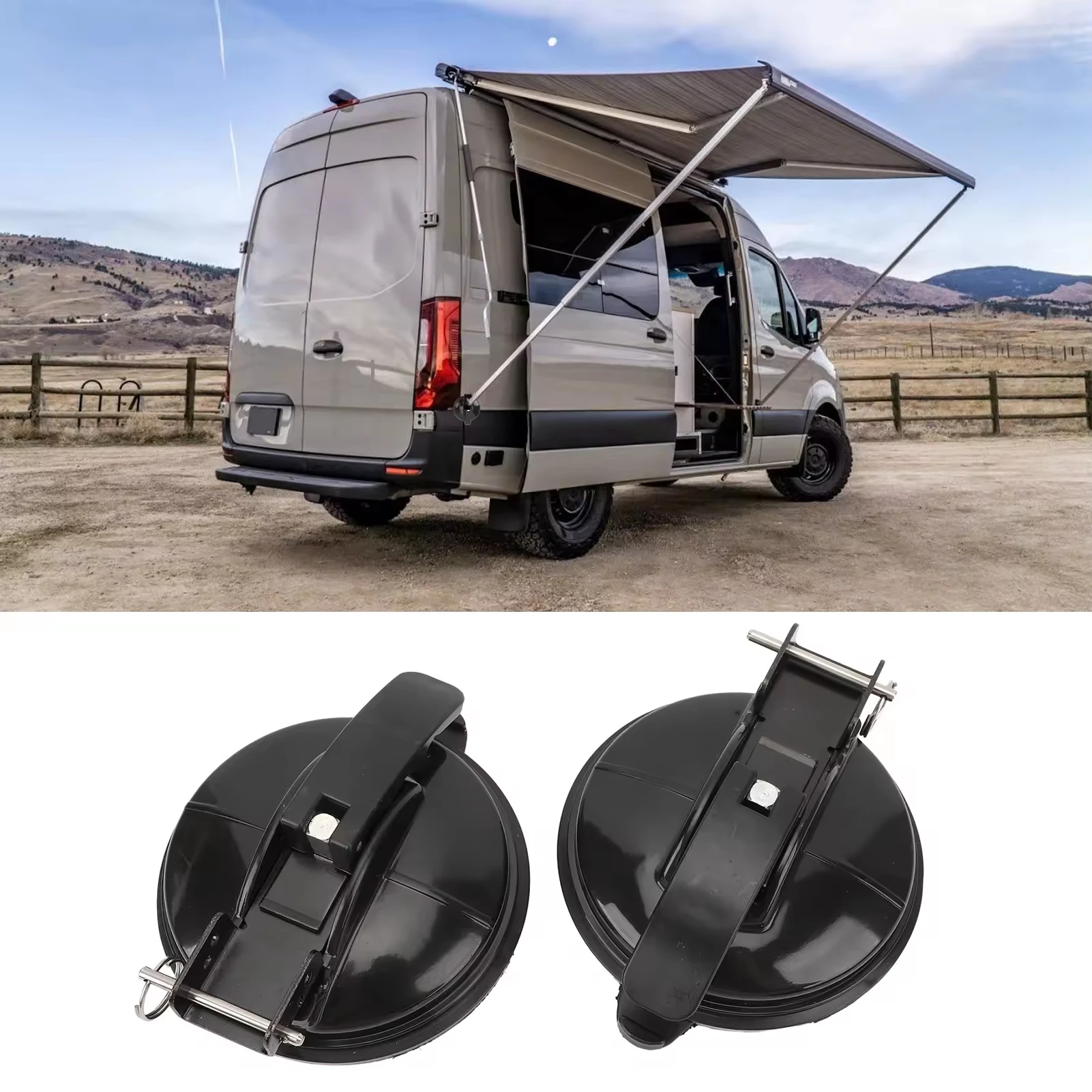 Durable Suction Cups for RV Awning Sunshade Canopy Black Outdoor Travel Camping Lock Heavy Duty Replacement Accessories
Durable Suction Cups for RV Awning Sunshade Canopy Black Outdoor Travel Camping Lock Heavy Duty Replacement Accessories