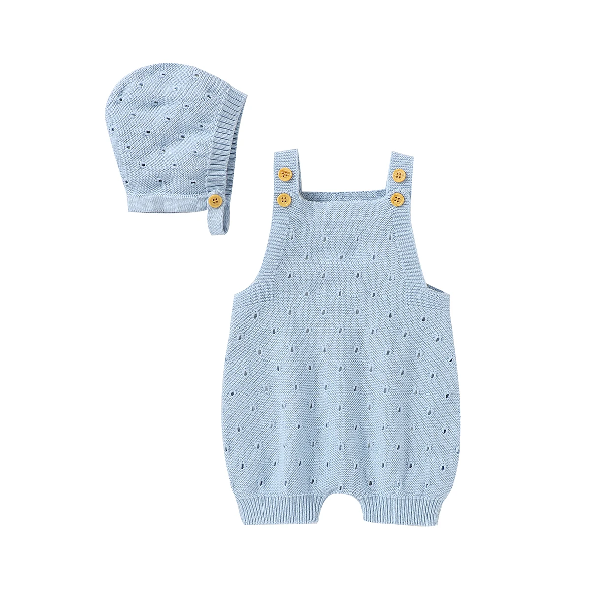 Baby Rompers Hats Clothes Solid Cotton Knitted Newborn Boys Girls Sleeveless Sunsuits Jumpsuits 2pcs/Set Infant Unisex Playsuits
Baby Rompers Hats Clothes Solid Cotton Knitted Newborn Boys Girls Sleeveless Sunsuits Jumpsuits 2pcs/Set Infant Unisex Playsuits