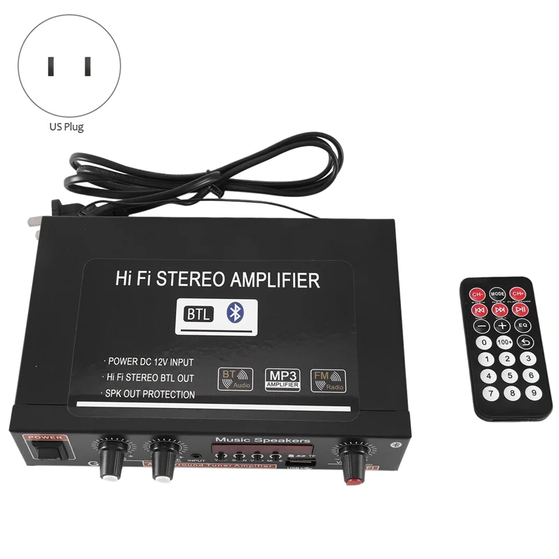 Classy-1 Piece U.S. Regulations 800W Power Audio Amplifier General Car Supplies US Plug
Classy-1 Piece U.S. Regulations 800W Power Audio Amplifier General Car Supplies US Plug