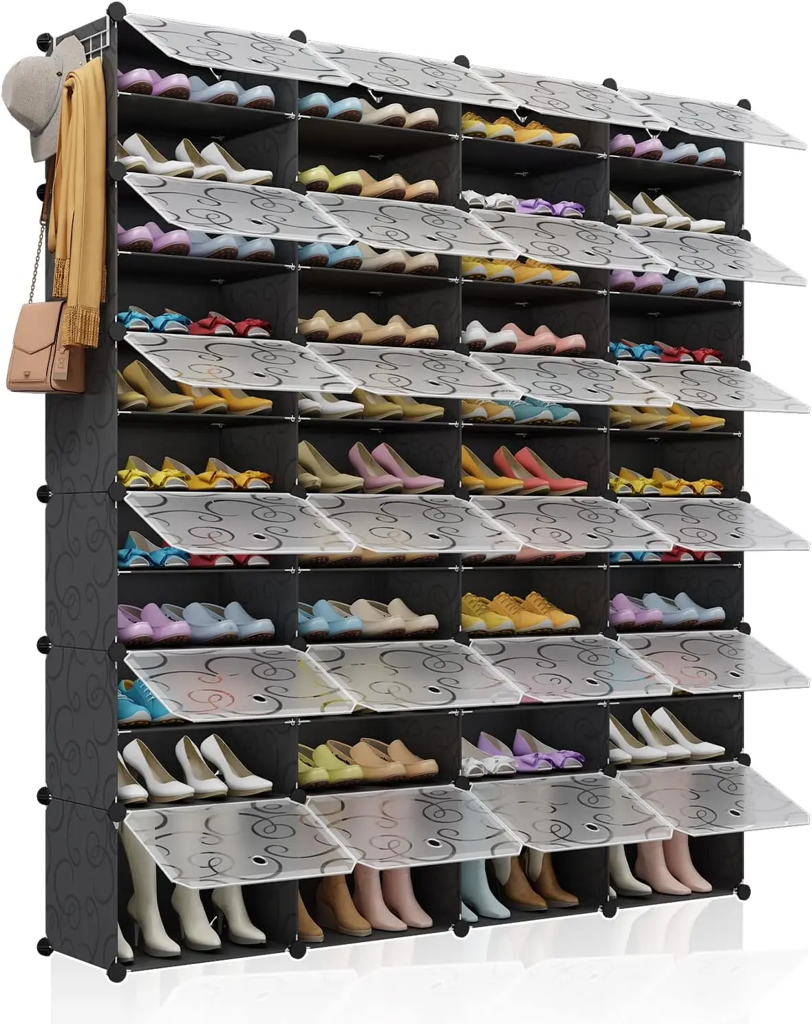 96-Pairs Shoe Storage Organizer Cabinet,Portable Shoe Ra Organizer With Door,Large Diy Plastic Detachable Shoes Shelves For
96-Pairs Shoe Storage Organizer Cabinet,Portable Shoe Ra Organizer With Door,Large Diy Plastic Detachable Shoes Shelves For