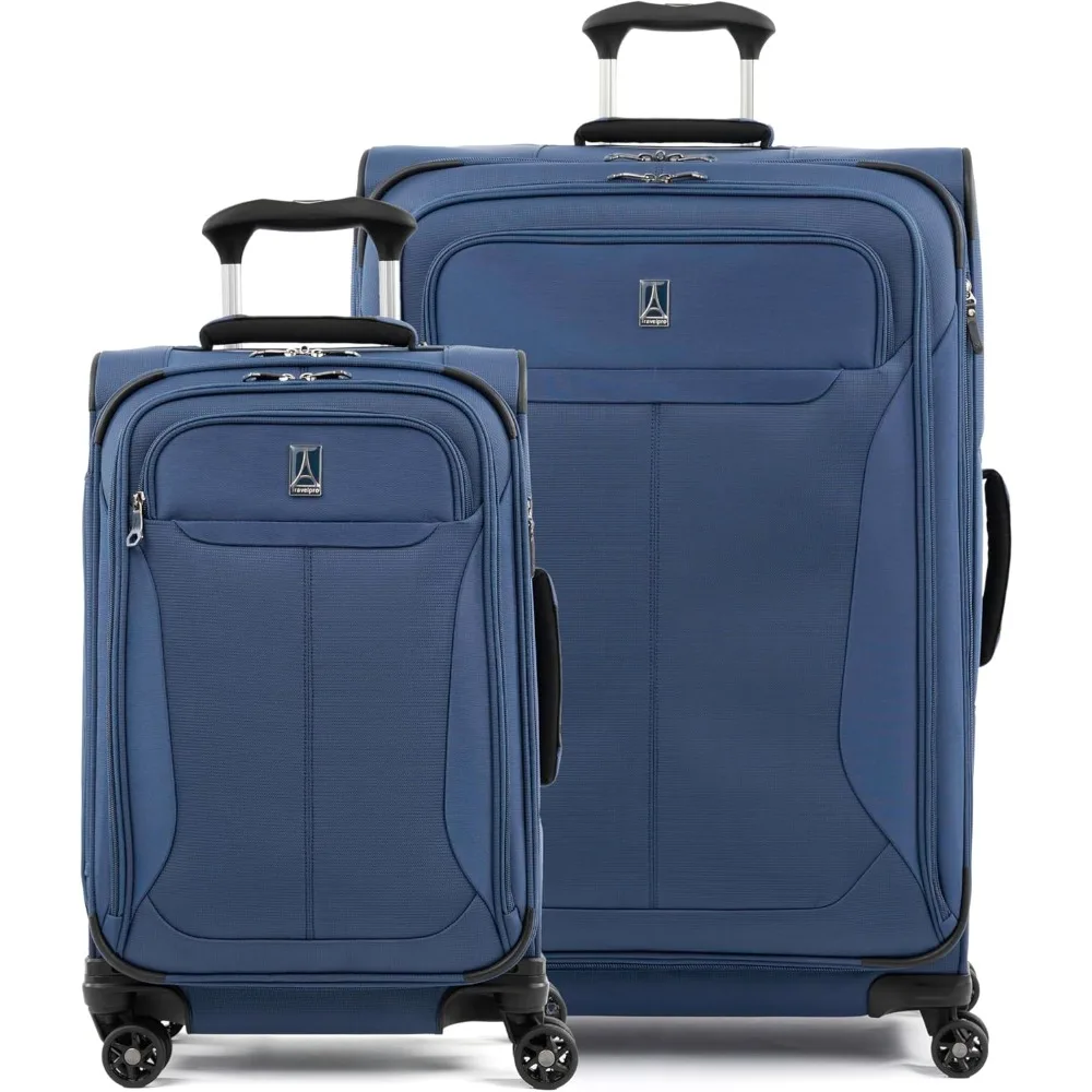 Softside 2-Piece Set, Expandable Luggage with 4 Spinner Wheels, Lightweight Suitcase, 21" Carry-On, 25" Checked Medium
Softside 2-Piece Set, Expandable Luggage with 4 Spinner Wheels, Lightweight Suitcase, 21" Carry-On, 25" Checked Medium