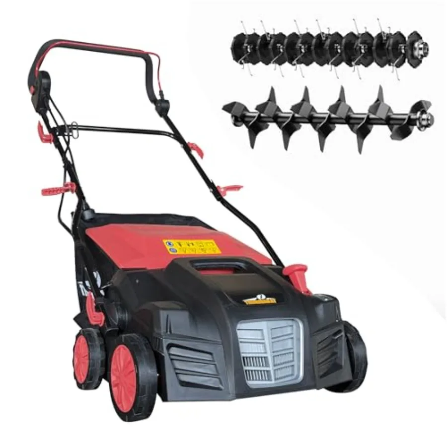 Электрический ротоватор-скарификатор 2-в-1 с травосборником, 16 дюймов, 15 А, для газонов, самоходная проводная газонокосилка
Электрический ротоватор-скарификатор 2-в-1 с травосборником, 16 дюймов, 15 А, для газонов, самоходная проводная газонокосилка