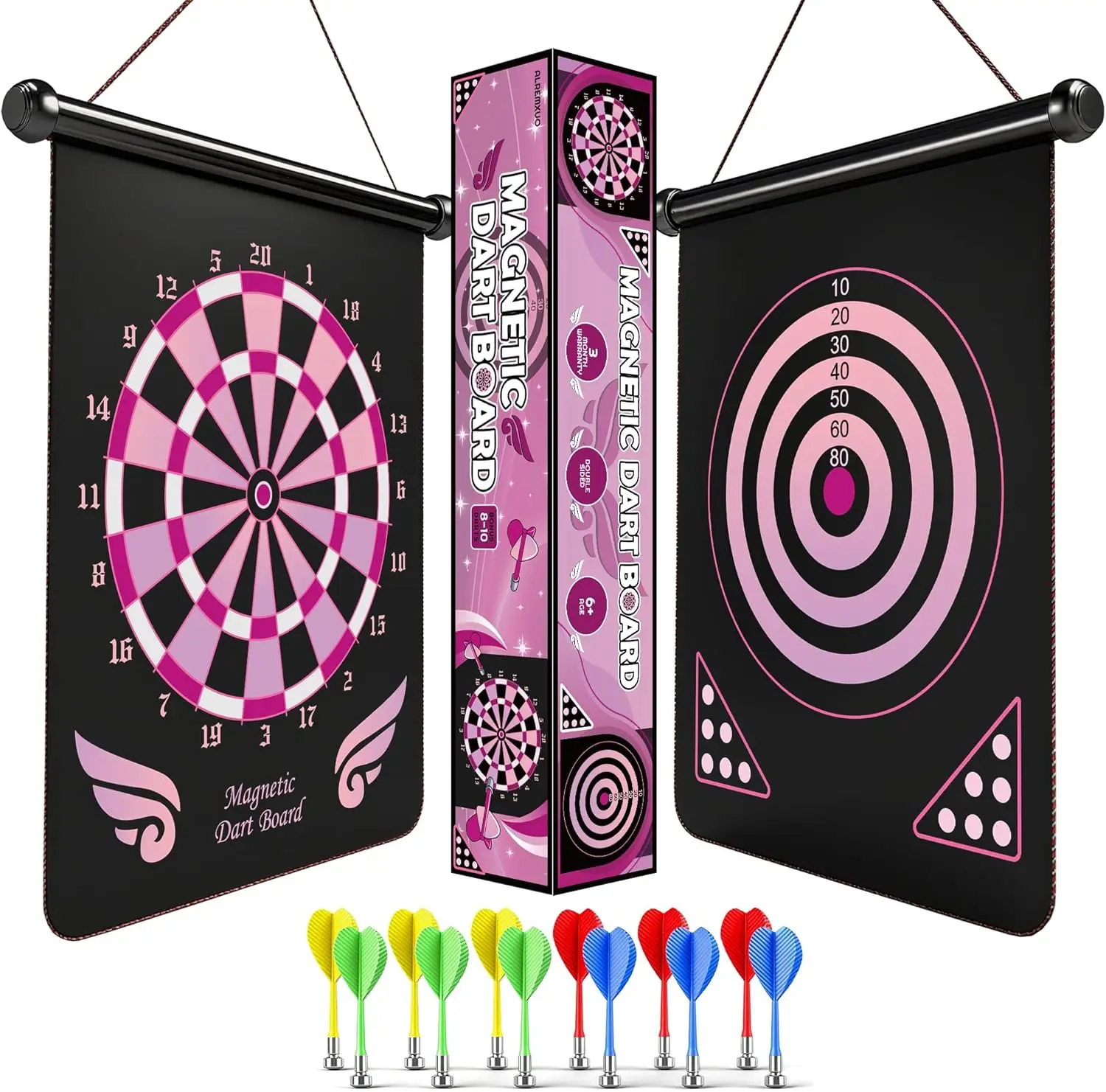 Magnetic Dart Board for Kids 8-12, Gifts for 6-16 Year Old Boys Girls, Outdoor Games Activities, Teen Christmas Birthday Ideas
Magnetic Dart Board for Kids 8-12, Gifts for 6-16 Year Old Boys Girls, Outdoor Games Activities, Teen Christmas Birthday Ideas