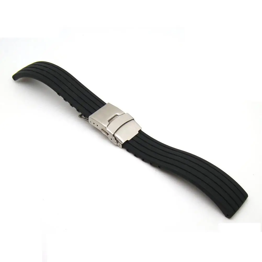 2pcs Silicone Watch Belt Watch Replacement Strap Watch Wristband Waterproof Foldable Stripes Design (Black 18mm)
2pcs Silicone Watch Belt Watch Replacement Strap Watch Wristband Waterproof Foldable Stripes Design (Black 18mm)