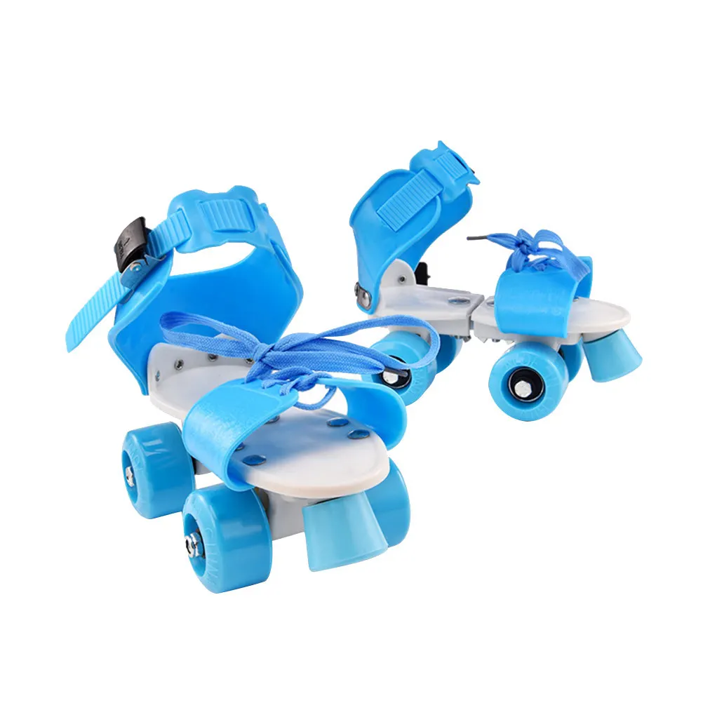 Children Adjustable Double Row Four Wheels Skate Shoes Size 25-32 Blue Kids Gifts Comfortable Ankle Protection
Children Adjustable Double Row Four Wheels Skate Shoes Size 25-32 Blue Kids Gifts Comfortable Ankle Protection