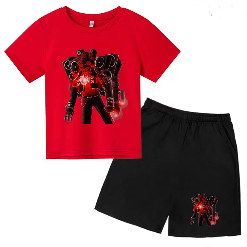 Kids T-shirt Street Anime Games Toilet TV Funny Print Boys Girls Toddler 3-12Y Top + Shorts 2P Sport Charming Jogging Casual Set
Kids T-shirt Street Anime Games Toilet TV Funny Print Boys Girls Toddler 3-12Y Top + Shorts 2P Sport Charming Jogging Casual Set