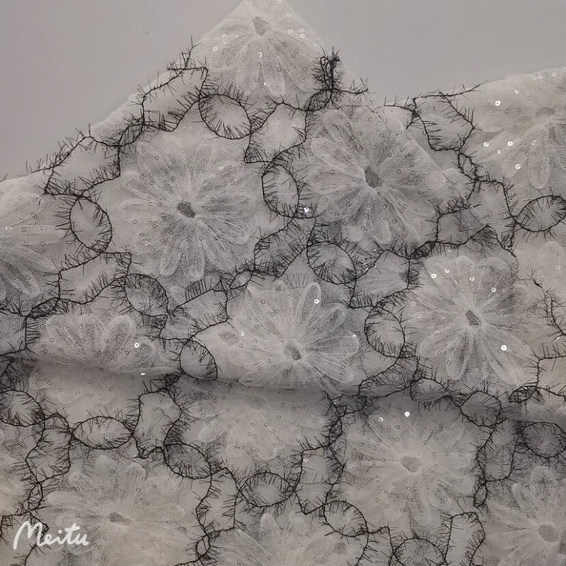 Floral Embroidery Lace Tulle Fabric for DIY Sewing Handmade Dress Garment Accessories Clothing Fashion Material Cloth
Floral Embroidery Lace Tulle Fabric for DIY Sewing Handmade Dress Garment Accessories Clothing Fashion Material Cloth