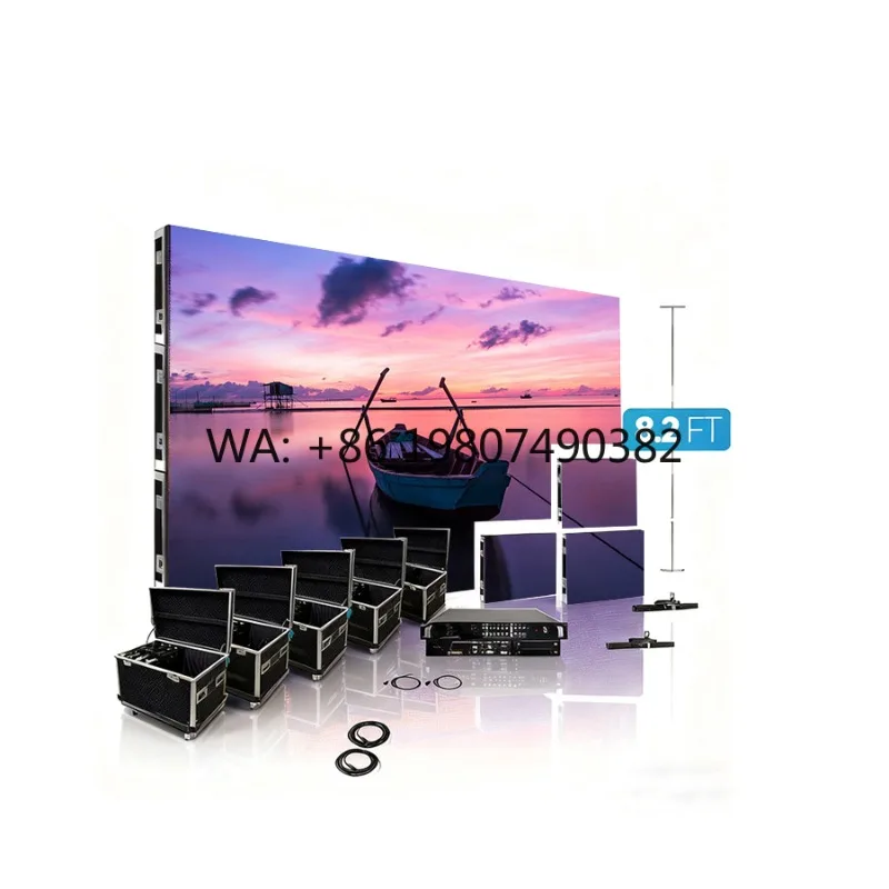 2x3m P3.9 LED Display Screen Indoor Outdoor Rental Type With Animation Graphic Function For Concert Stage Events
2x3m P3.9 LED Display Screen Indoor Outdoor Rental Type With Animation Graphic Function For Concert Stage Events