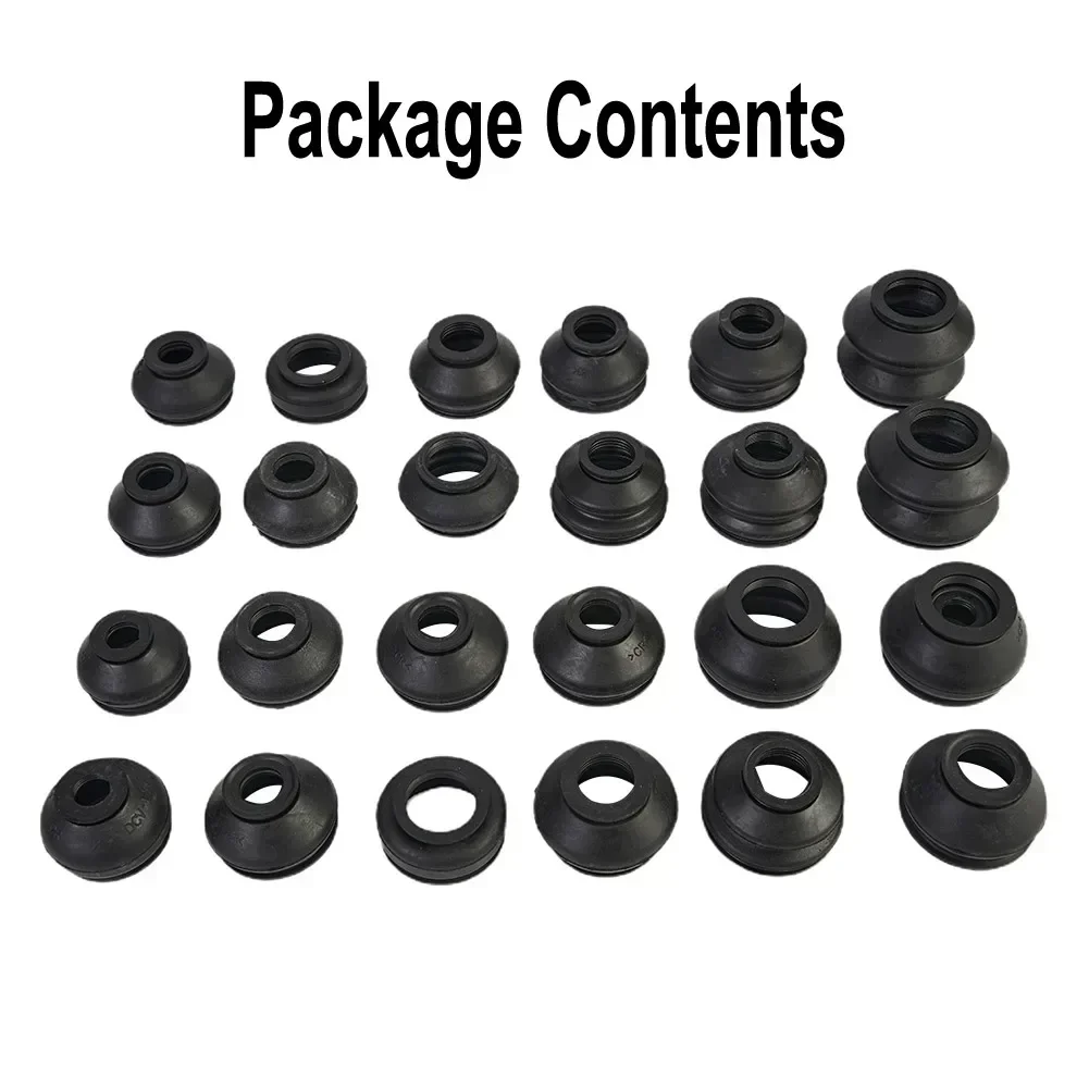 28 Pcs Universal Car Suspension Steering Ball Joint Rubber Dust Cover Track Tie Turn Rods Ends Set Accessories
28 Pcs Universal Car Suspension Steering Ball Joint Rubber Dust Cover Track Tie Turn Rods Ends Set Accessories